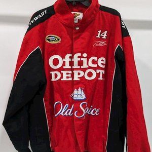 Vintage NASCAR Tony Stewart Jackets Winners Circle Office Depo JH Design Size XL